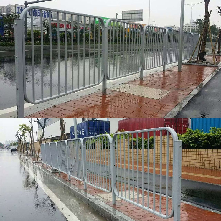 東莞河道圍欄護欄 橋梁兩側防撞欄價格 鋅鋼護欄