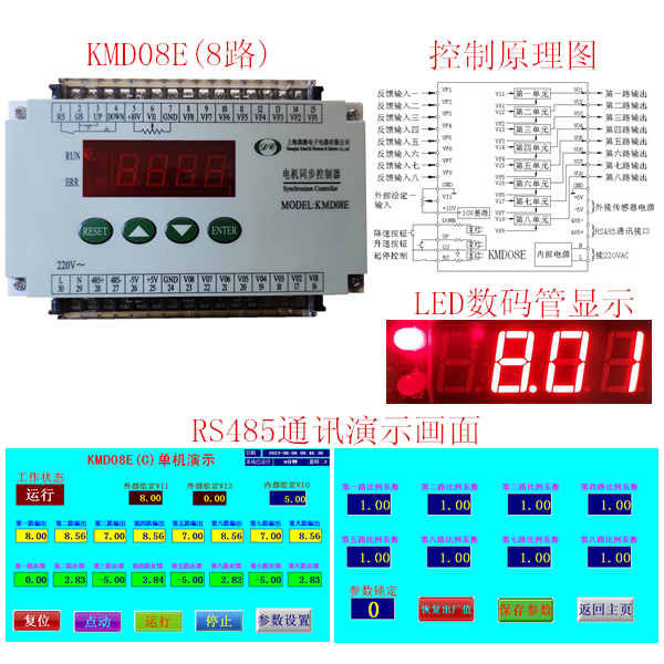 8路高性價(jià)比同步控制器KMD08E