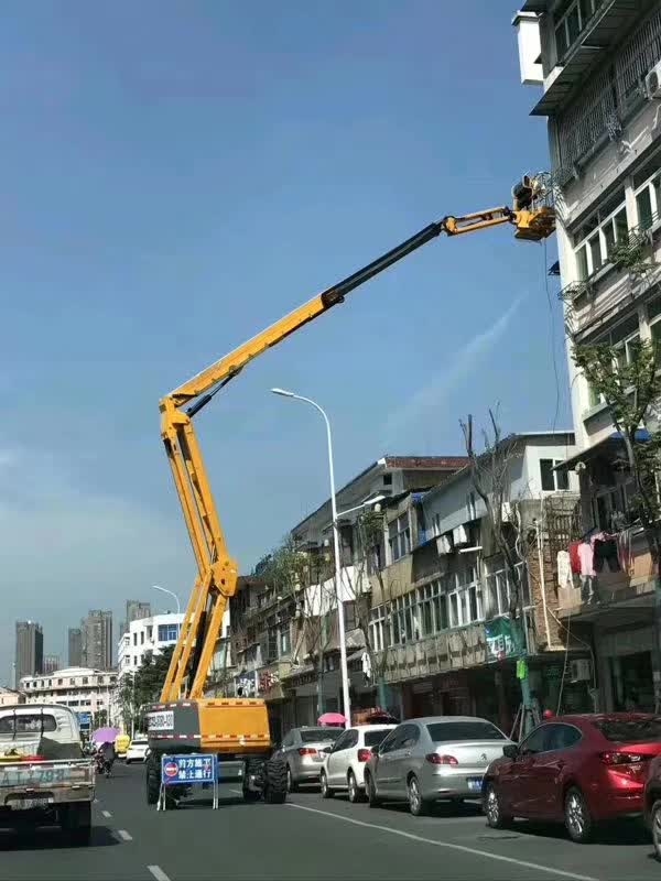 張家口出租自行式高空升降車出租空壓機