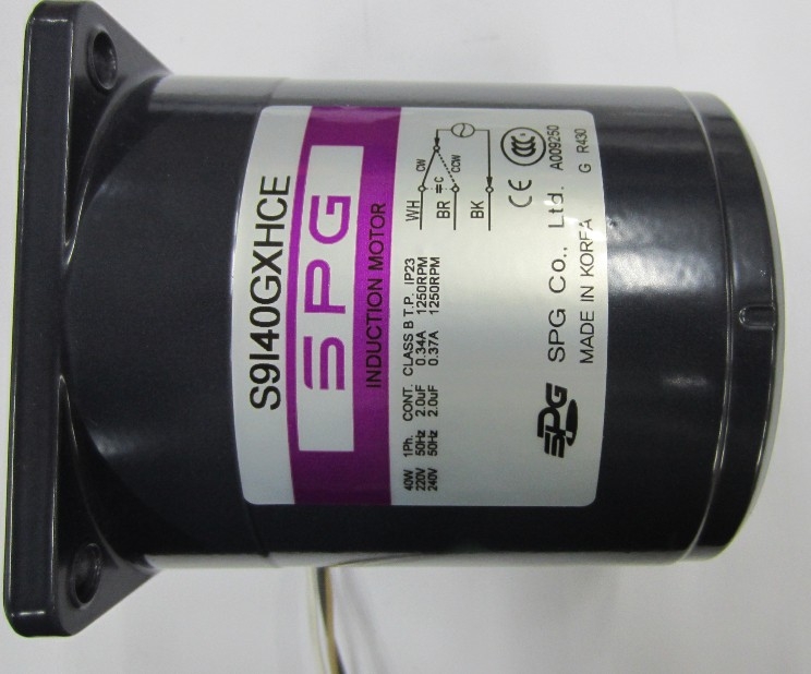 韓國SPG馬達(dá)S9R40GBH-TCE SPG馬達(dá) 40W 端子箱電機(jī)