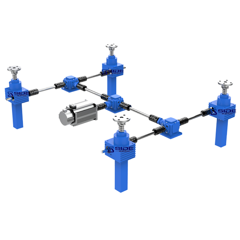 賽德SJA絲桿升降機(jī)蝸輪蝸桿手搖電動(dòng)升降機(jī)多臺(tái)聯(lián)動(dòng)升降臺(tái)