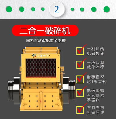 zfc250型新款二合一重錘式破碎機