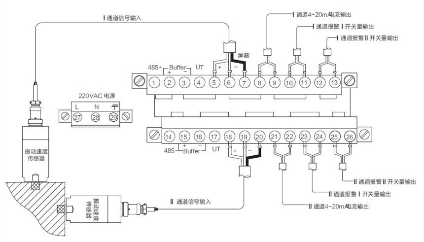 無(wú)錫厚德HZD-WL-G型智能監(jiān)控儀表接線(xiàn)圖