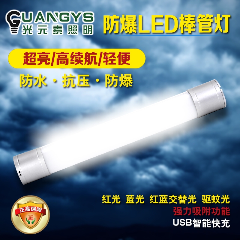 防爆LEDYJ1055棒管燈FW6600戶外夜間GAD329強(qiáng)光燈