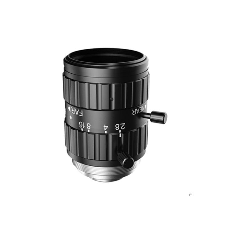 華睿1000萬(wàn)2/3英寸25mm面陣鏡頭 MK2528M 光圈孔徑F2.8-F16