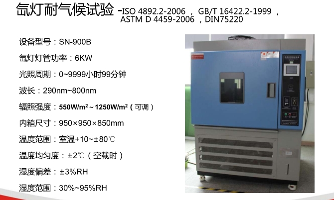 氙燈老化測試破壞性光波對產(chǎn)品外殼的影響