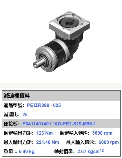 APEX減速機(jī)訂購PEIIR090-025 / SIEMENS 1FK7042-5AF71