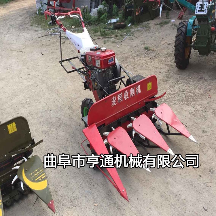 玉米秸稈割倒機 茴香割嗮機 自動鋪放小型汽油割嗮機