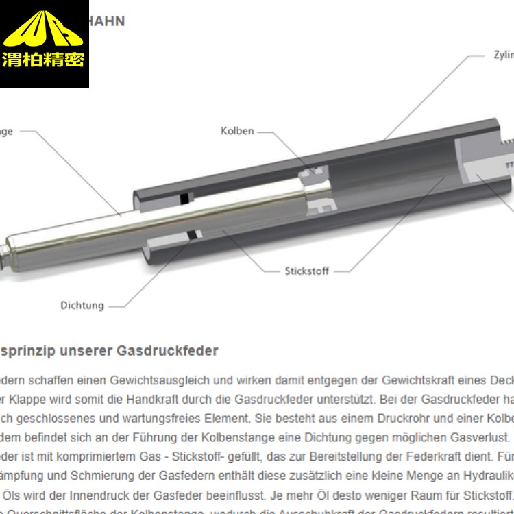 德國HAHN油壓制動器hahn gasfedern大量連接和配件可供選擇