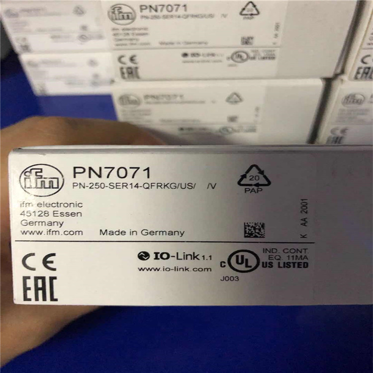 IFM易福門壓力傳感器PN7071全新原裝正品現(xiàn)貨