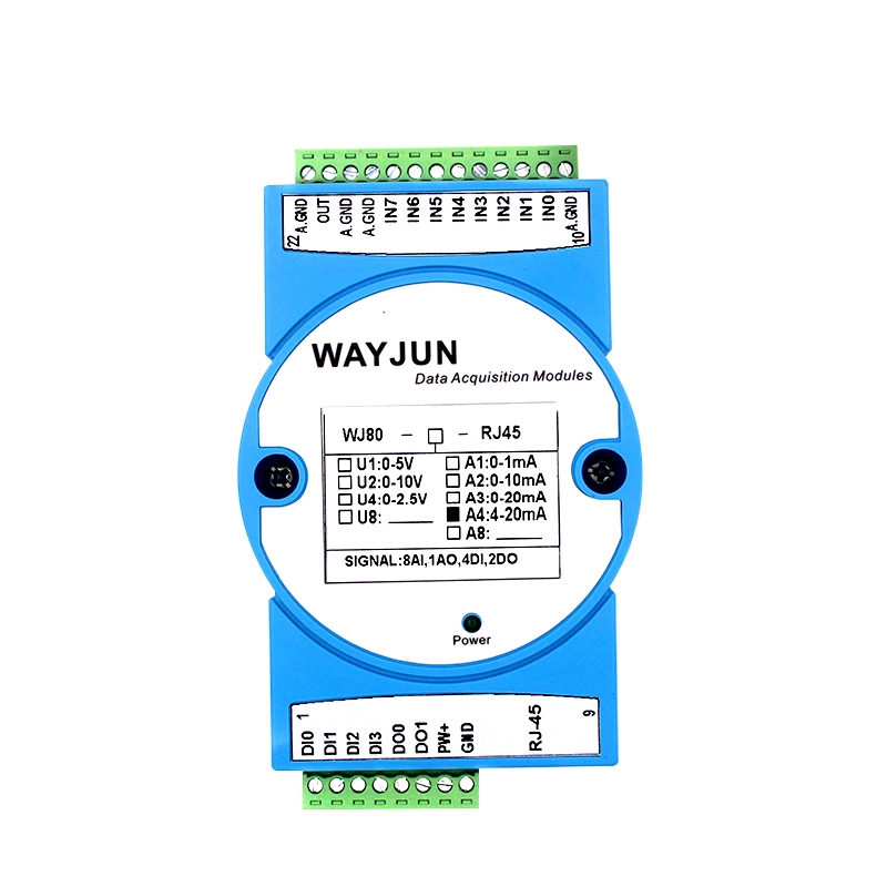 八路0-20mA輸入Modbus TCP 通訊協(xié)議