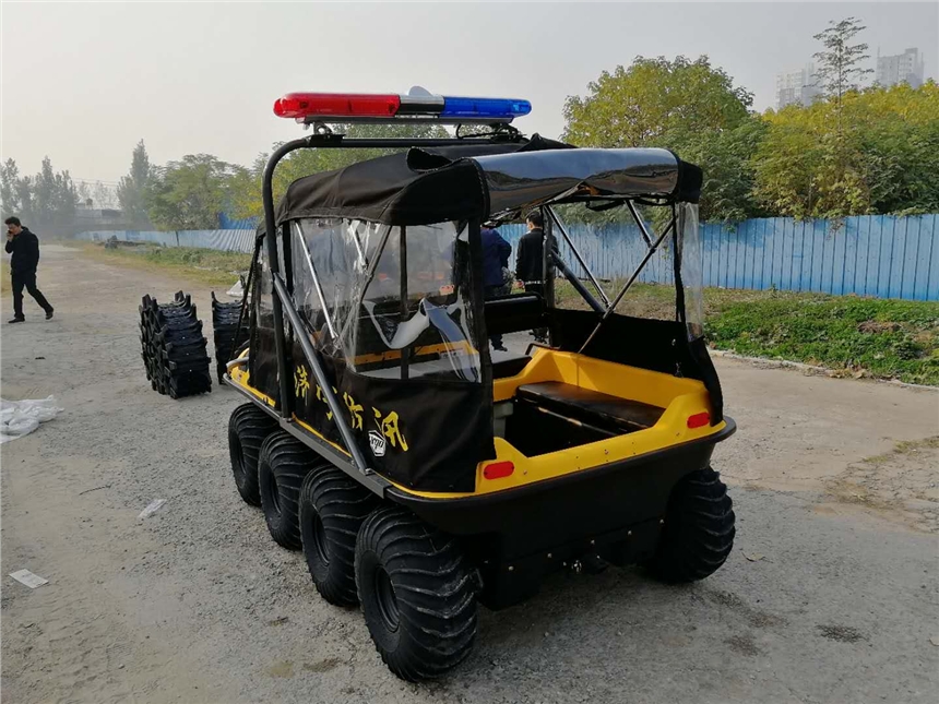 又下雨了！防汛抗洪水陸兩棲車應急裝備水陸兩棲全地形車