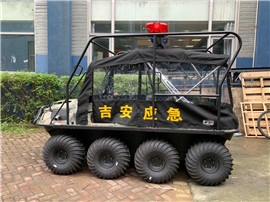 采用軍工標(biāo)準(zhǔn)制造的水陸兩棲車-越野型水陸兩棲搶險車