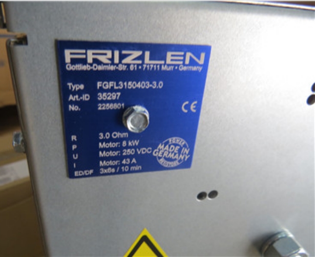 FRIZLEN		FZG600x65-82 BRAKE RESISTOR 82