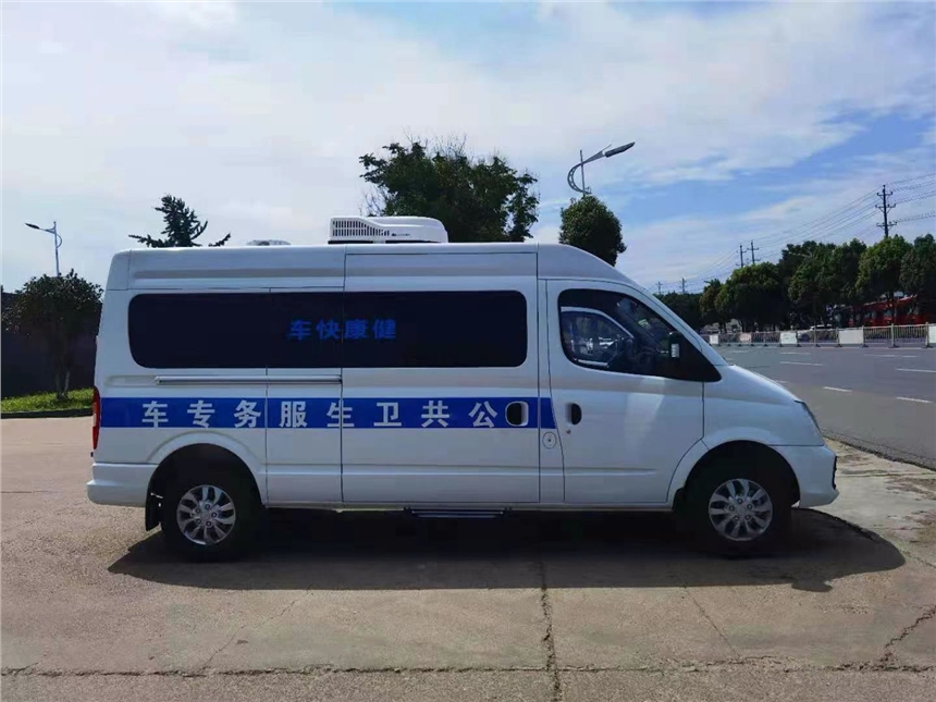 核酸采樣檢測車：采用新風正壓系統(tǒng)，咽拭子取樣車