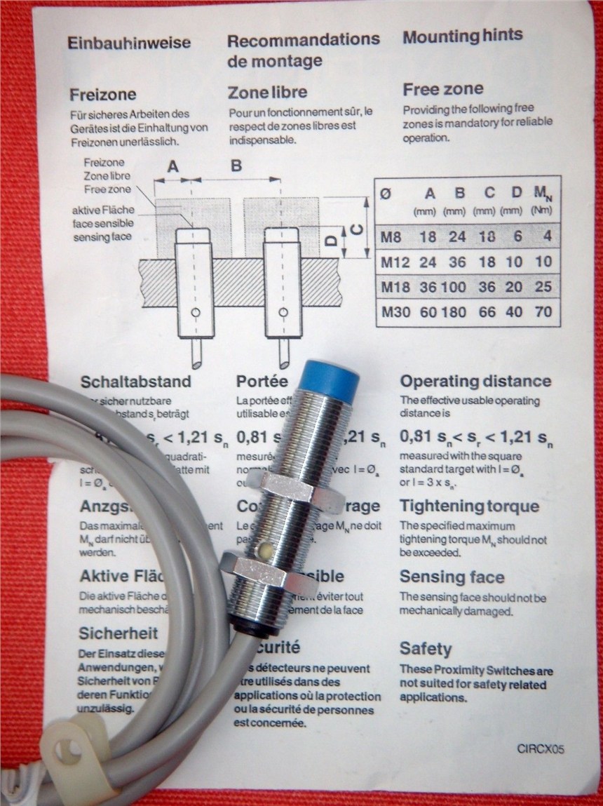 科瑞傳感器ND4-S1-M12特價(jià)廣西