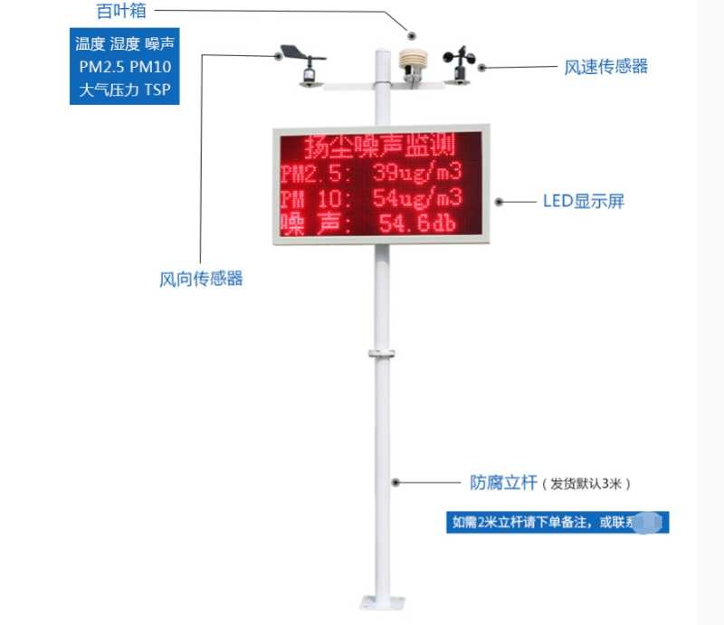 揚塵監(jiān)測在線系統(tǒng)在線揚塵檢測管理系統(tǒng)建筑工地環(huán)境監(jiān)測系統(tǒng)
