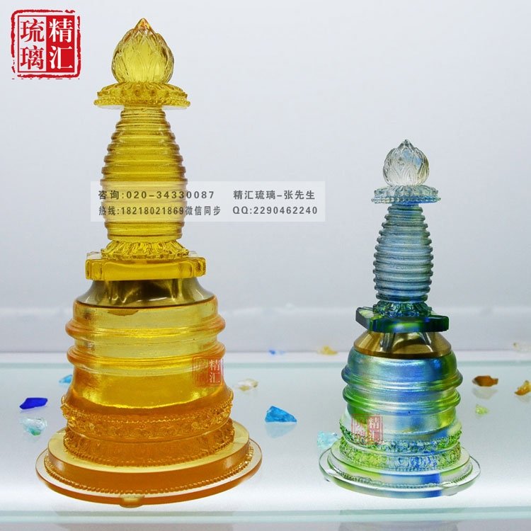 噶當(dāng)塔古法琉璃佛具批發(fā)，密宗修行佛具，廣州琉璃生產(chǎn)廠家