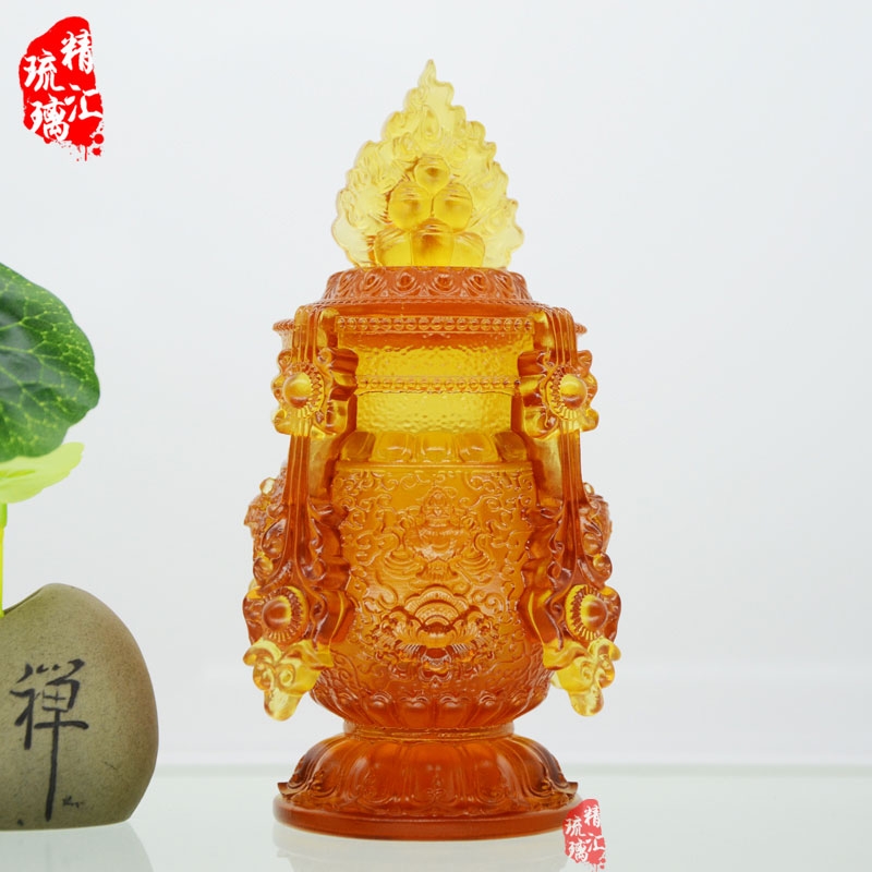 摩尼寶瓶琉璃佛具批發(fā)制作 廣州深圳琉璃生產(chǎn)批發(fā)廠家