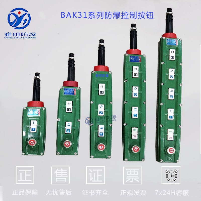 BAK31-5A36V6k8k10k防爆啟?？刂瓢粹o開關(guān)