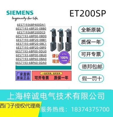 6ES71936BP200DC0 西門子 ET 200SP 基礎(chǔ)單元 底座 現(xiàn)貨供應(yīng)