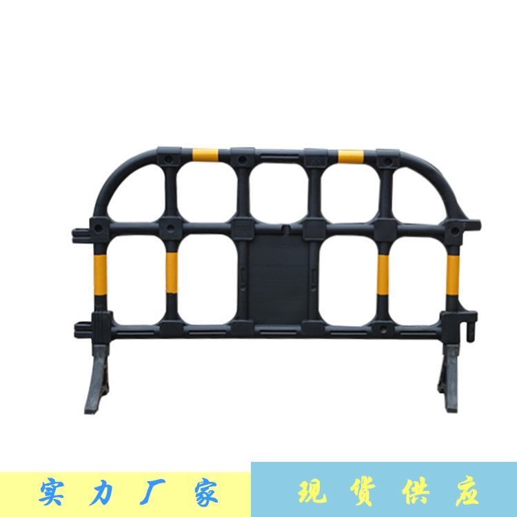 道路施工架/塑料護(hù)欄/隔離膠馬360度旋轉(zhuǎn)腳