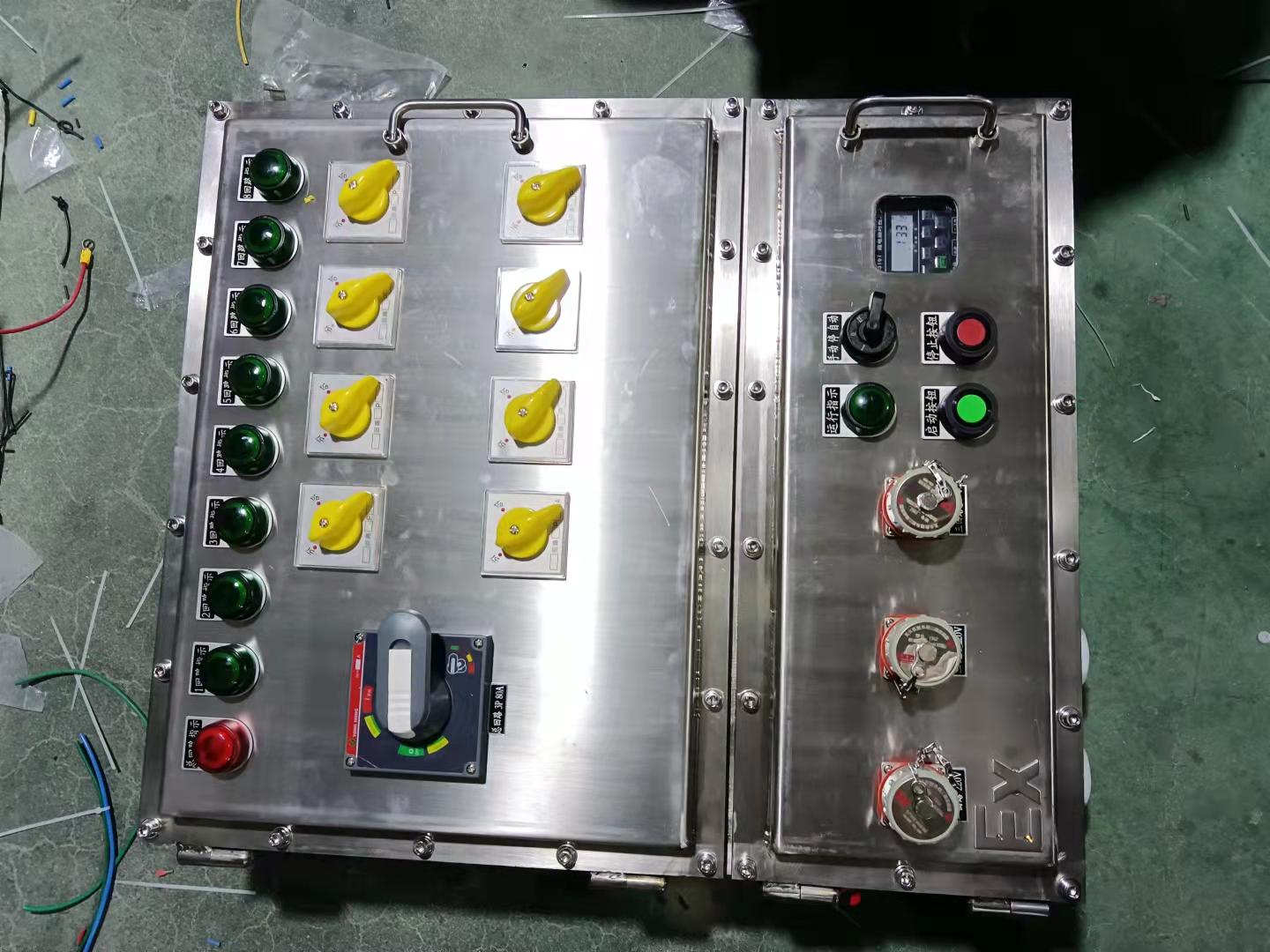 防爆插座箱廠用防爆配電柜型號BXMD防爆配電箱   鋼板焊接防爆動力箱BXMD防爆配電箱