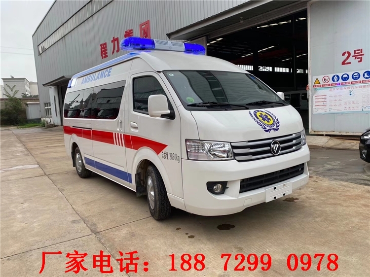 揚(yáng)州救護(hù)車價(jià)格 福田G9救護(hù)車2W可提車