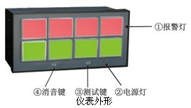 虹潤儀表  NHR-5810系列八路閃光報(bào)警器