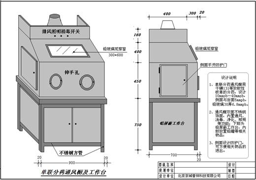 PX-HG核藥分裝防護(hù)通風(fēng)柜