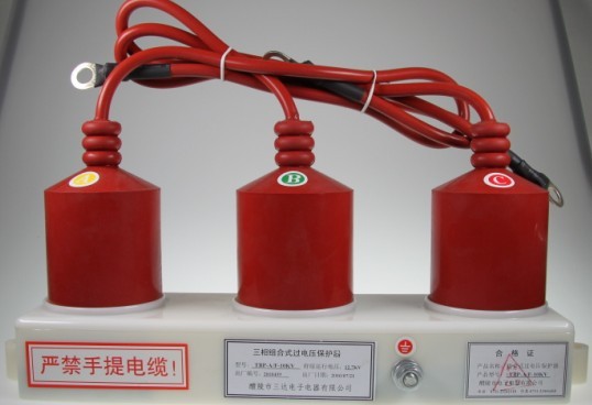 10kv過電壓保護(hù)器 GPT-Z-7.6/19三相組合式帶串聯(lián)間隙過電壓保護(hù)器【