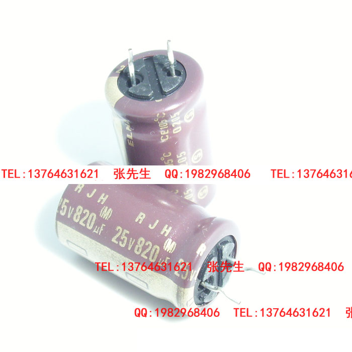 ELNA電容25v820uf25v RJJ高頻低阻長(zhǎng)壽命系列體積1