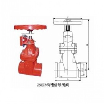 ZSXF型溝槽信號(hào)閘閥