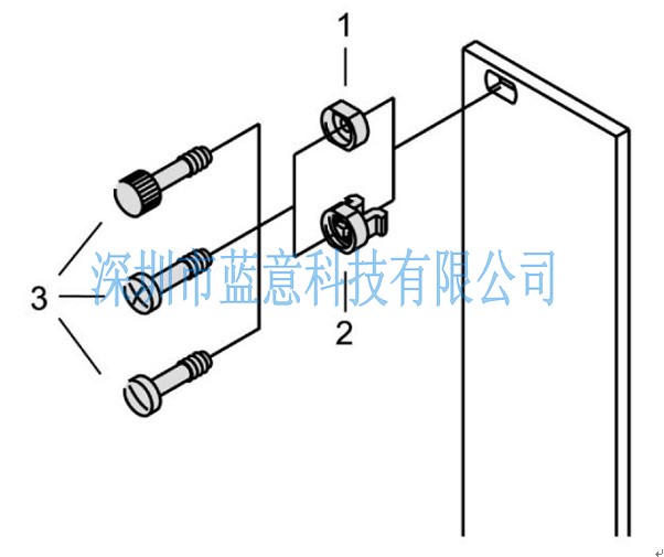 Schroff面板螺釘套