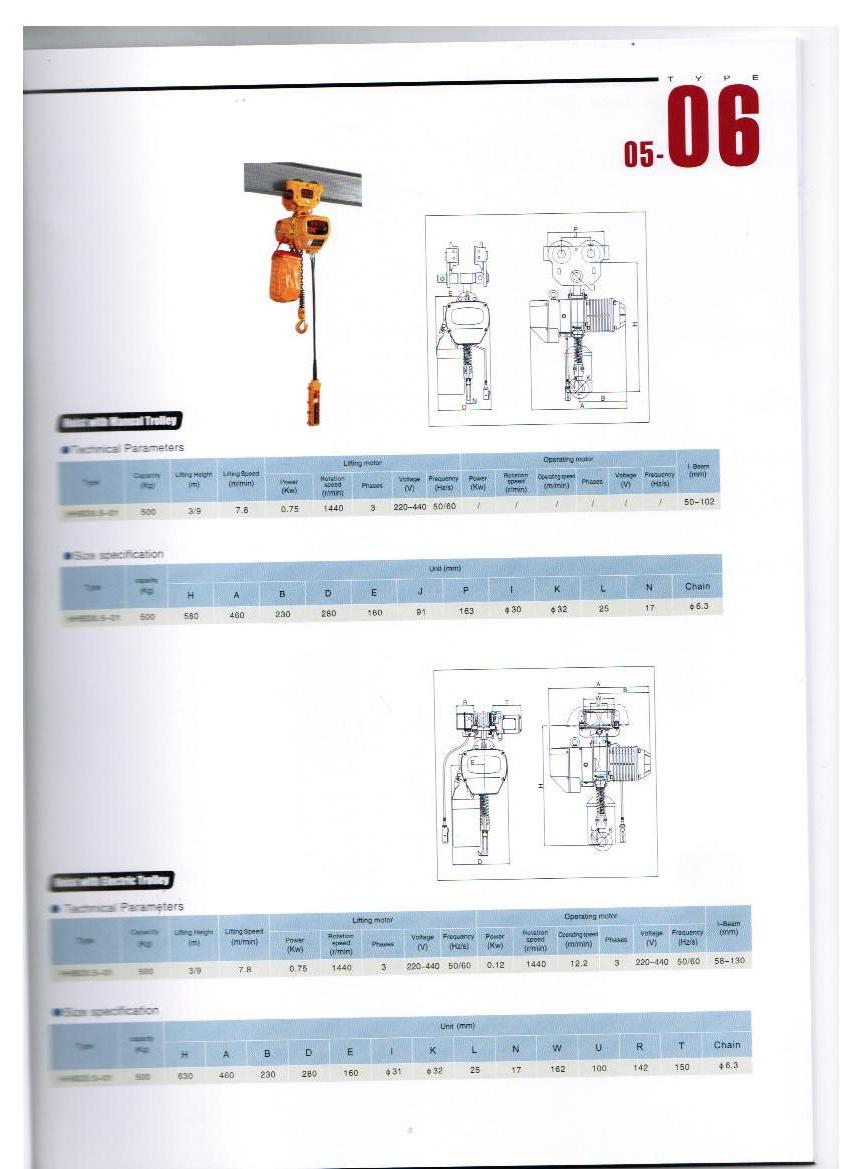 廣東省總代理各類型WKTO環(huán)鏈電動葫蘆0.5~35噸