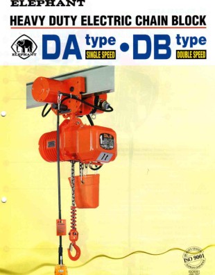 供應(yīng)塑膠模具廠專用日本大象牌DA DB重型環(huán)鏈電動(dòng)葫蘆10T