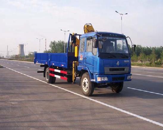 兩節(jié)折臂汽車吊隨車起重運(yùn)輸車