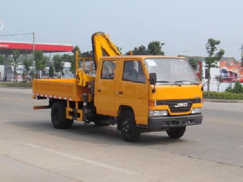 江鈴雙排隨車起重運(yùn)輸車(2T吊機(jī))