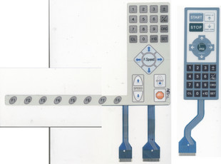 繡花機(jī)操作面板,繡花機(jī)按鍵膜,操作面膜,按鍵開關(guān),薄膜開關(guān)