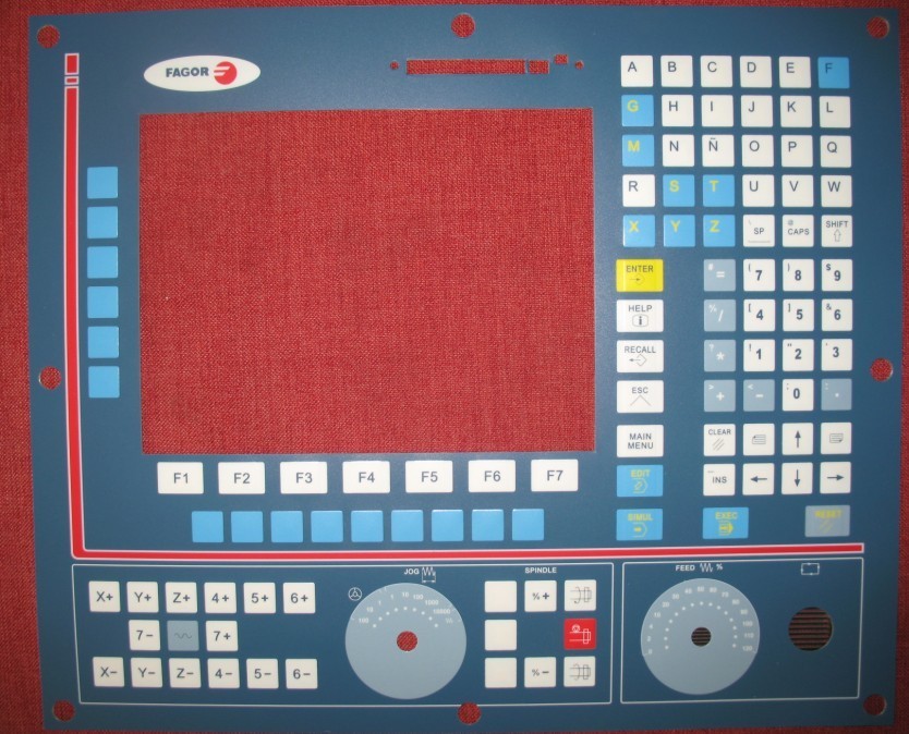FAGOR按鍵面板 ，法格薄膜開關(guān), 按鍵,面皮,操作面板,液晶顯示屏