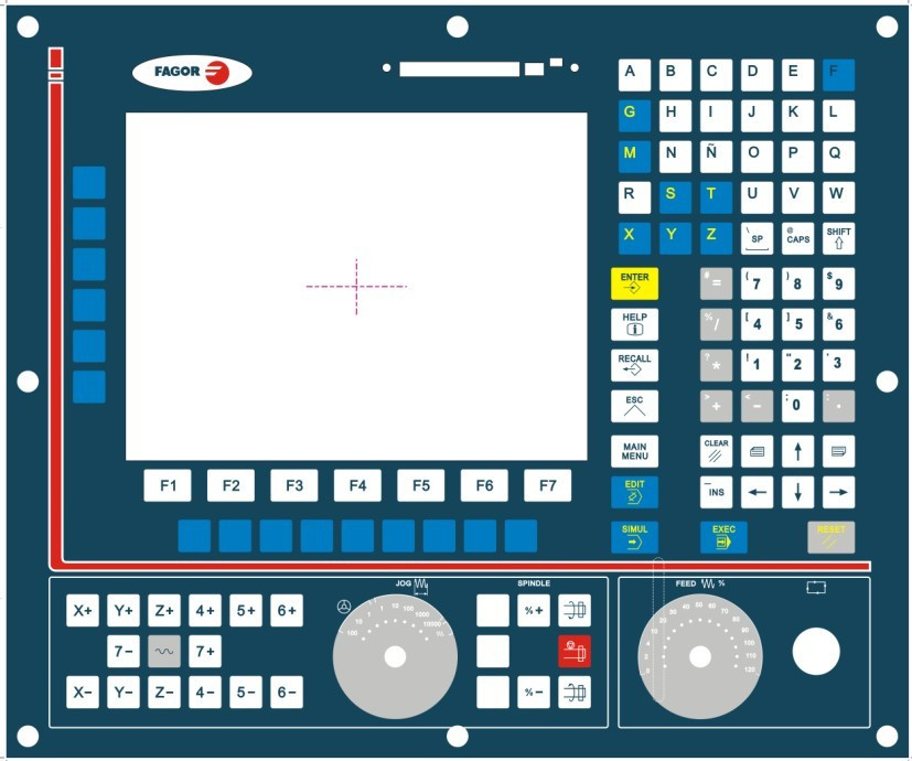 法格8040按鍵面板FAGOR8040，MEMBRANE SWITCH 發(fā)格薄膜開(kāi)關(guān)