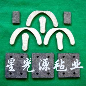 毛氈環(huán)，異形毛氈制品，齒輪毛氈墊