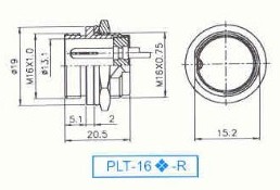 臺灣錩鋼 PLT 航空連接器 PLT-162-R+P