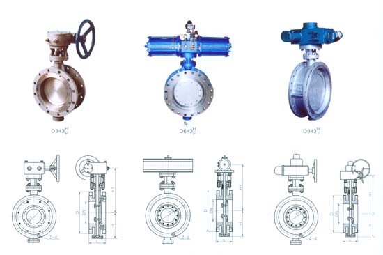 D643H氣動(dòng)彈性金屬密封蝶閥