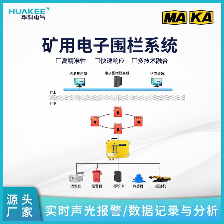 煤礦井下人員接近防護(hù)系統(tǒng)礦用電子圍欄報警系統(tǒng)