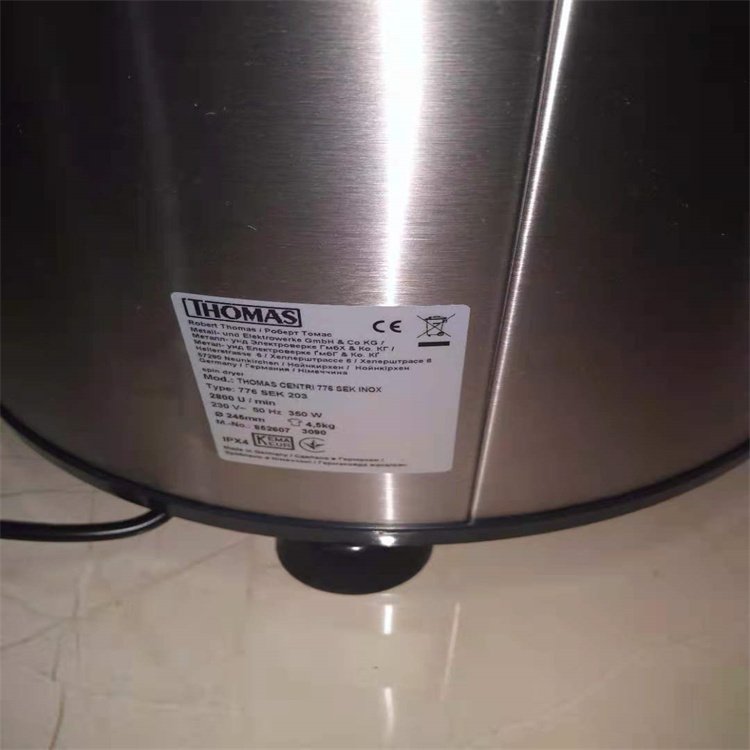 德國(guó)THOMAS776SEK203INOX2800轉(zhuǎn)不銹鋼外殼高速脫水機(jī)