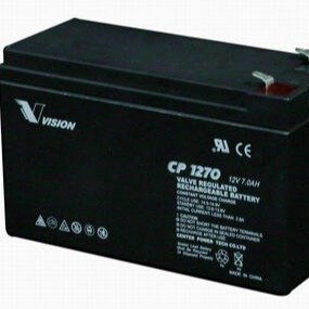 VISION蓄電池6FM7威神12V7AH逆變器直流屏專用電瓶