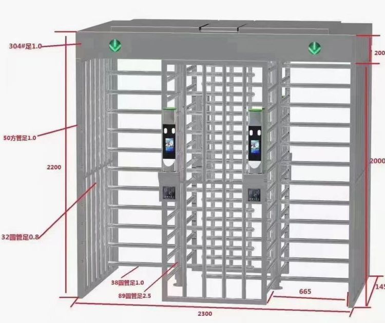 工地單雙門全高轉(zhuǎn)閘人臉識(shí)別門禁系統(tǒng)半高轉(zhuǎn)閘滾閘門閘機(jī)