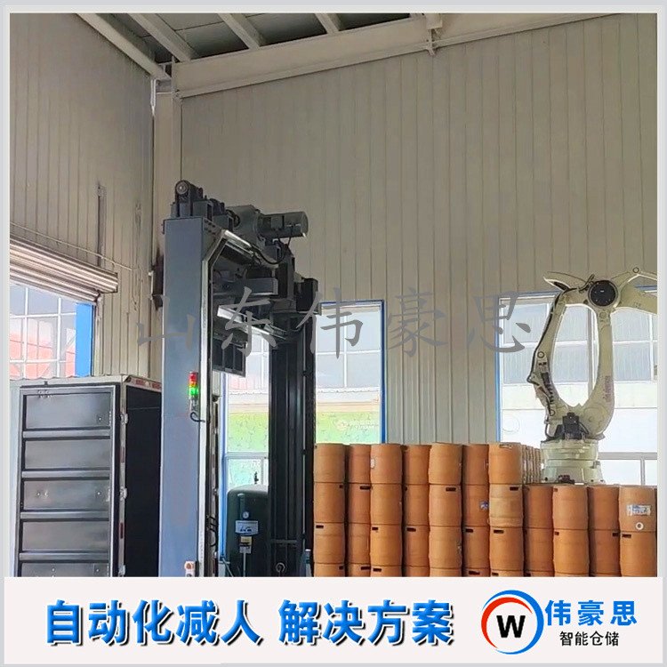 啤酒桶全自動(dòng)裝車設(shè)備，機(jī)器人推進(jìn)式裝車機(jī)應(yīng)用多種車型