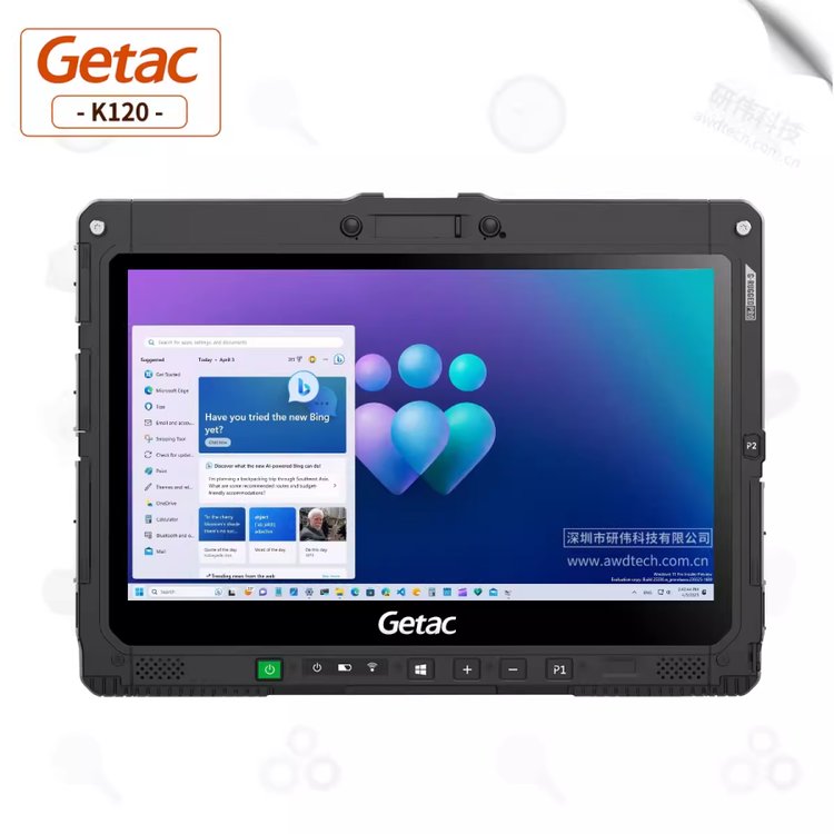 Getac\/神基K12012.5英寸全強固型三防平板電腦可拆卸式鍵盤12代i7